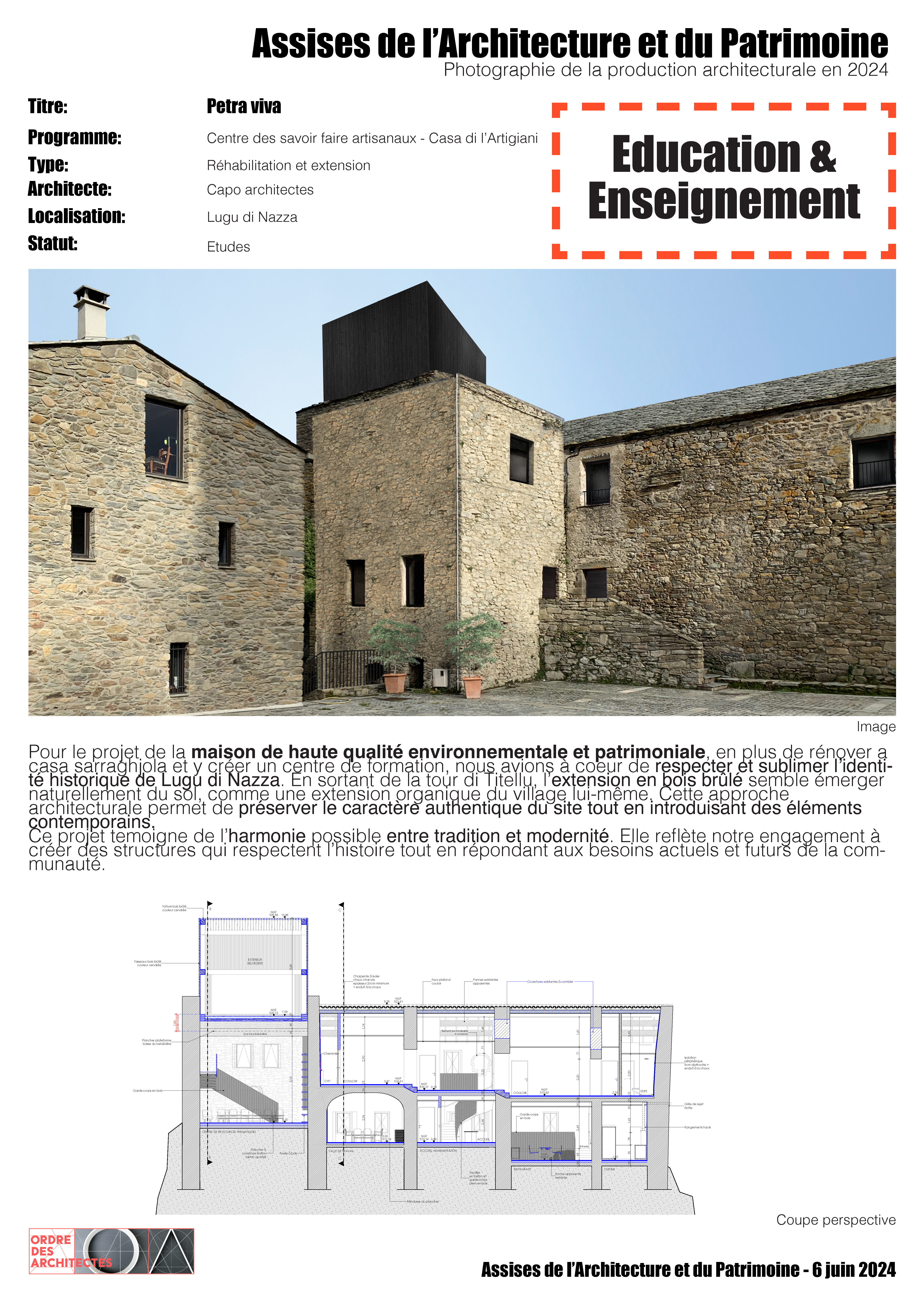 Petra viva - CAPO Architectes - Lugu di Nazza
