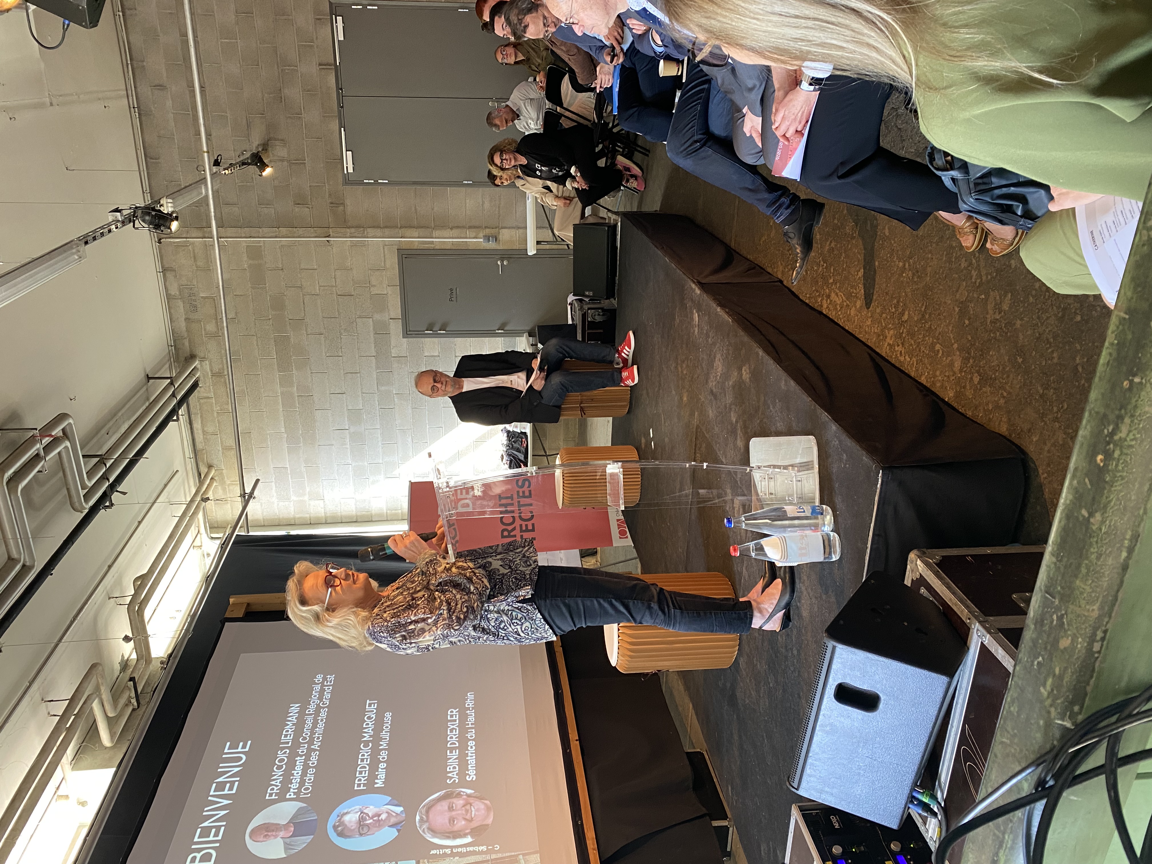 Sabine Drexler à la rencontre annuelle des architectes le 22 mai 2026