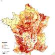 Carte nationale des zones exposées au phénomène de retrait-gonflement des argiles (RGA)