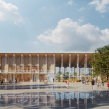 Aperçu de la future halle de la Bocca