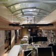 Vue intérieure - la pièce loft centrale avec sa verrière bioclimatique - 60 m2