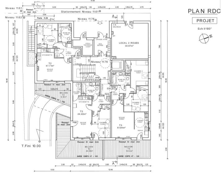 Plan rez-de-chaussée