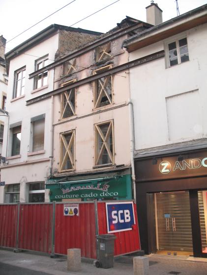 Etat du bâtiment avant démolition