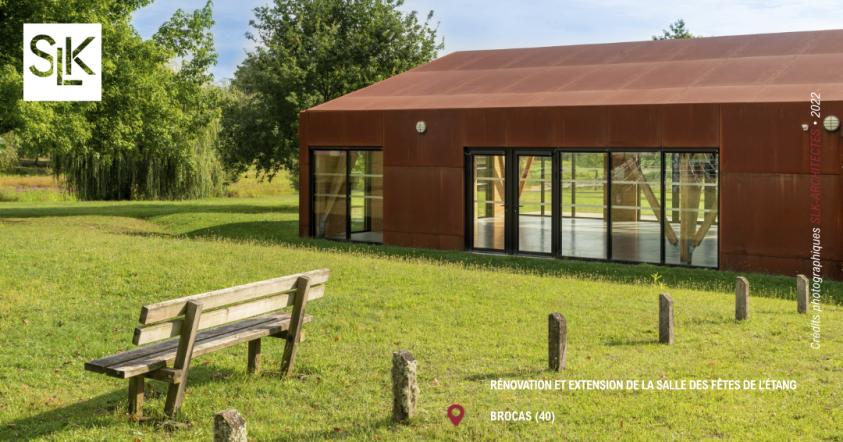Salle des fêtes à Brocas (40) | SLK-ARCHITECTES