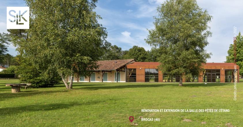 Salle des fêtes à Brocas (40) | SLK-ARCHITECTES