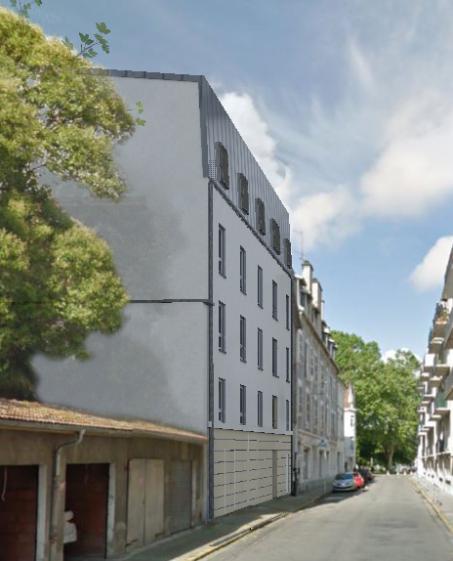 Façade batiment neuf (secteur sauvegardé)