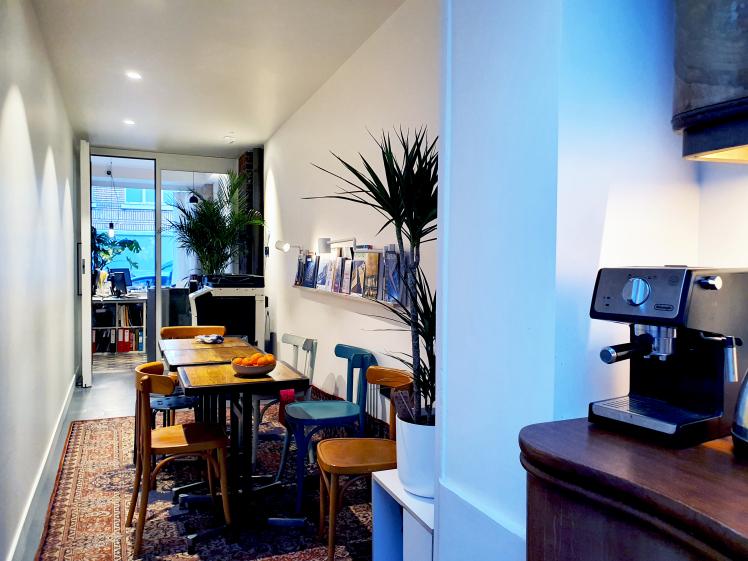 espace 'boudoir', café 