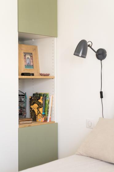 Zoom placard chambre parentale 