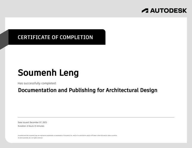 Certificate of completion_Revit Course