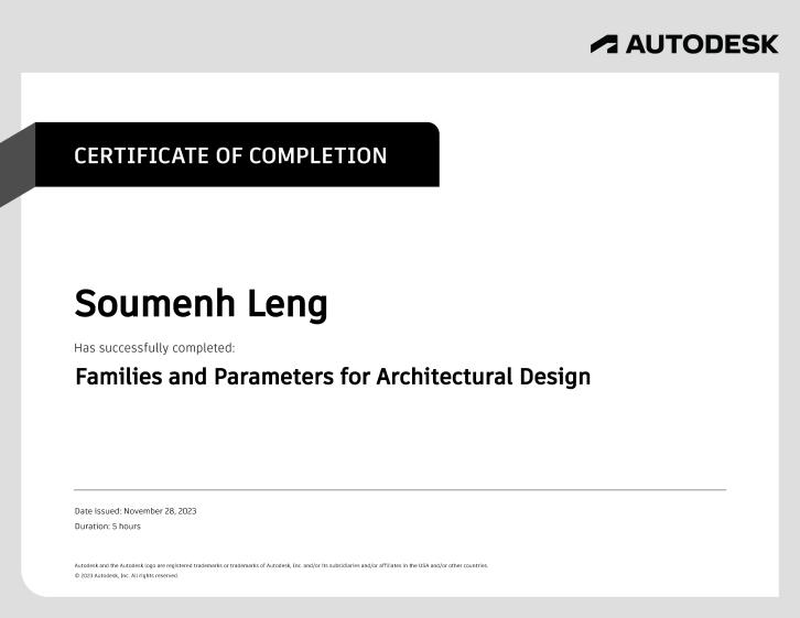 Certificat d'achèvement_Cours Revit