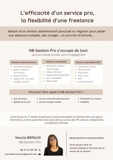 NB Gestion Pro Flyer