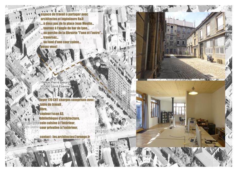 recherche co-worker architecte, architecte d'intérieur, ingénieur, graphiste...
