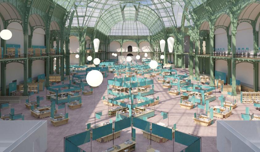 Vue 3D Festival du Livre, Grand Palais
