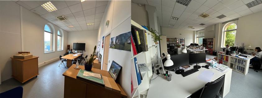 Open space et salle de réunion