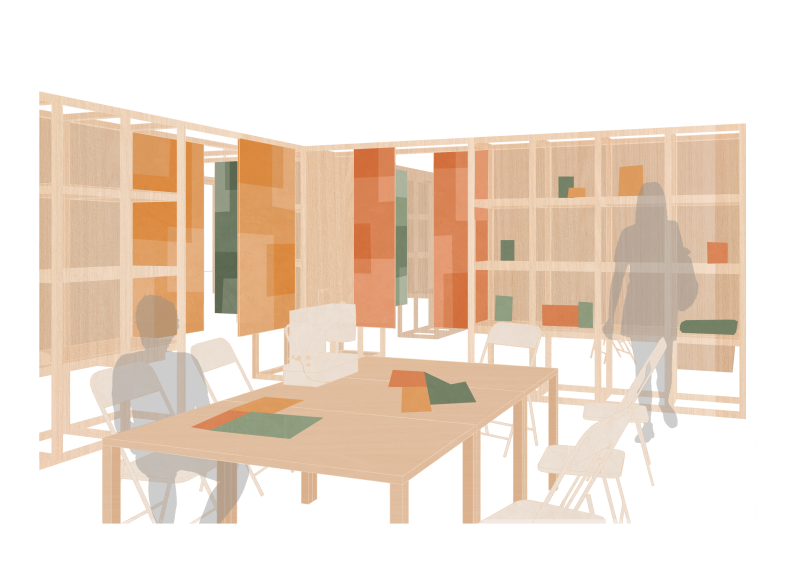 Perspective projet d'exposition