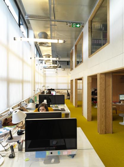 Vue d'un espace de travail