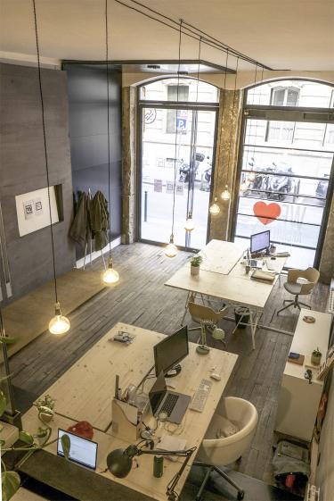 vue depuis la mezzanine