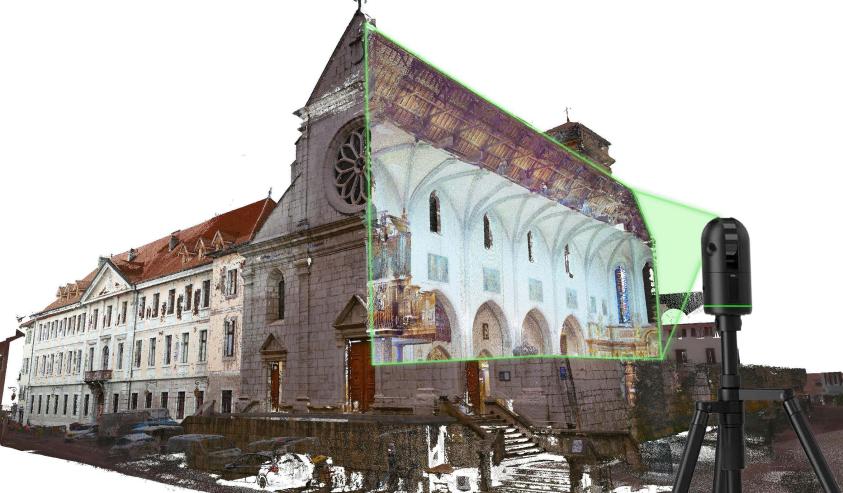 Relevé 3D Cathédrale Annecy