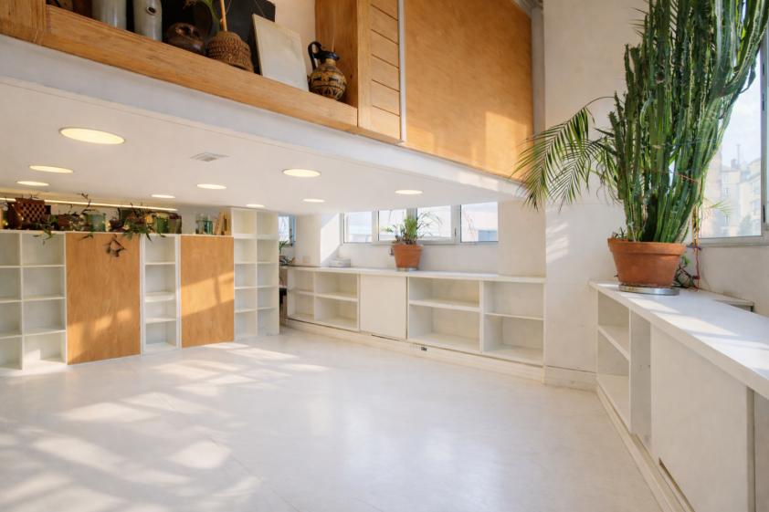 Espace lumineux, nombreux rangements