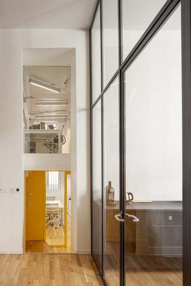 vue du rdc vers le plateau