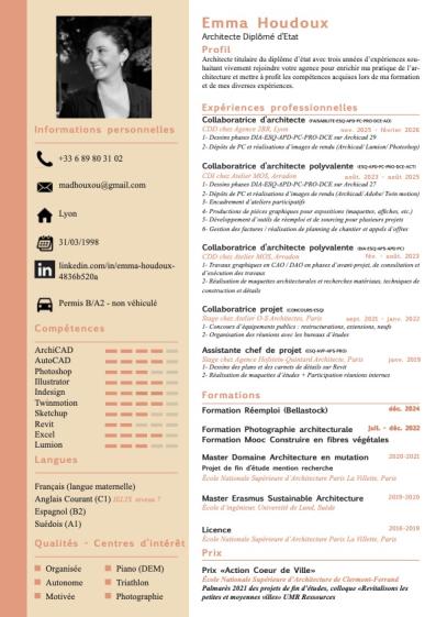 CV Emma Houdoux