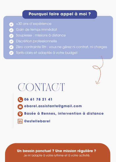 Estelle Barel assistante administrative flyer2