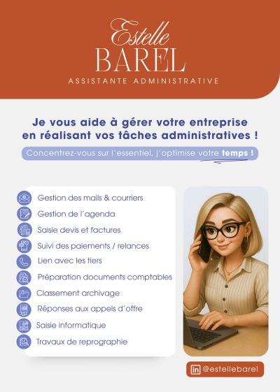 Estelle Barel assistante administrative flyer1