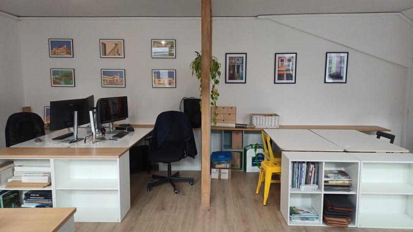 Vue des postes de travail