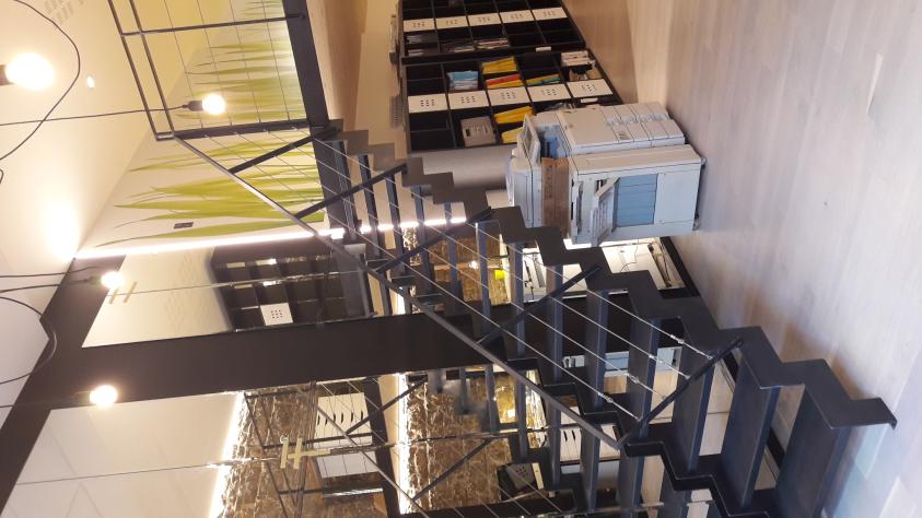 Vue sur l'espace photocopieur