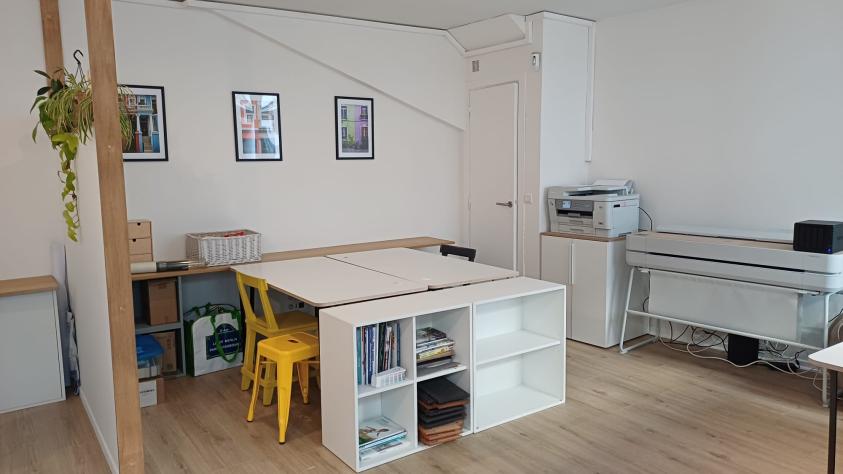 Vue des postes de travail