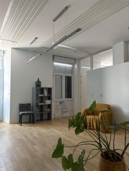 Accueil vu du couloir