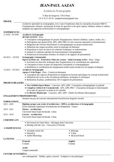 CV_Jean-Paul Aazan