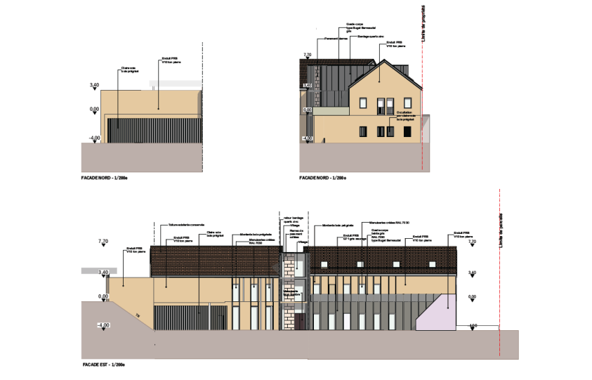 façades réhab. Bar-restaurant 