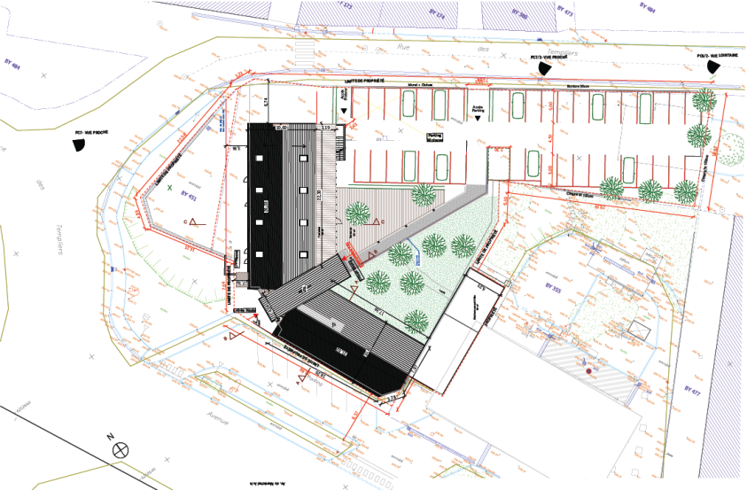 Plan masse Bar-restaurant
