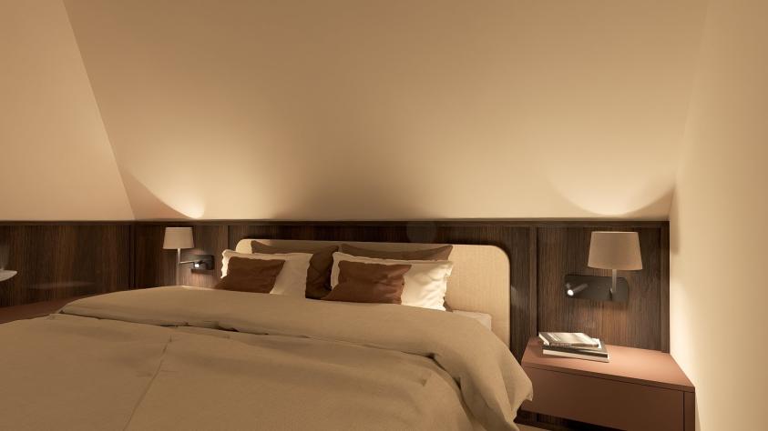 Aménagement d'une chambre sous les toits
