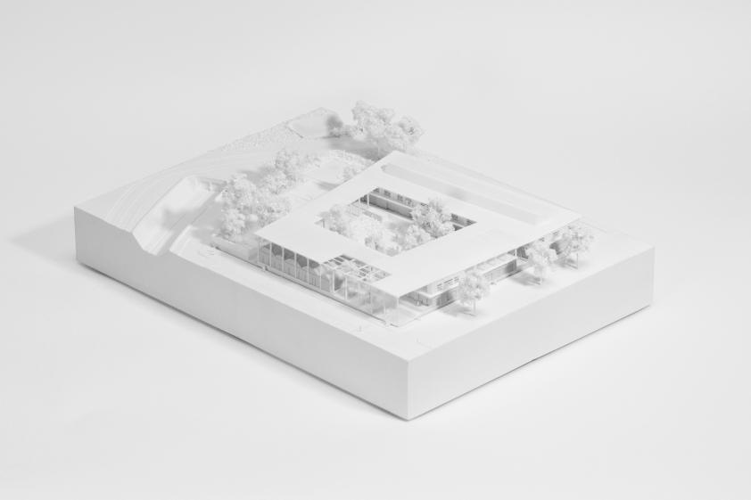 GAMA MERMOZ. Maquette globale du groupe scolaire