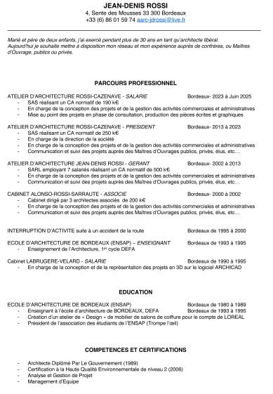 CV