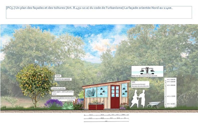 Permis de Construire Le Cabanon biologique Rouge Pierre-Paul GRASSE