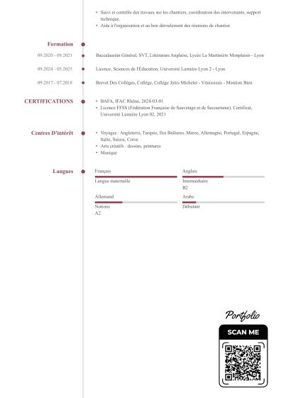 Mon cv 