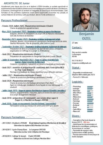 CV Benjamin