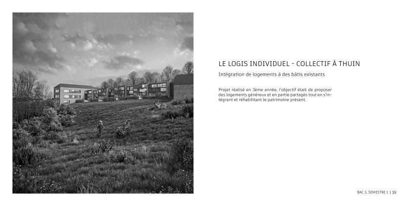 Projet : Logement individuel collectif Image du projet