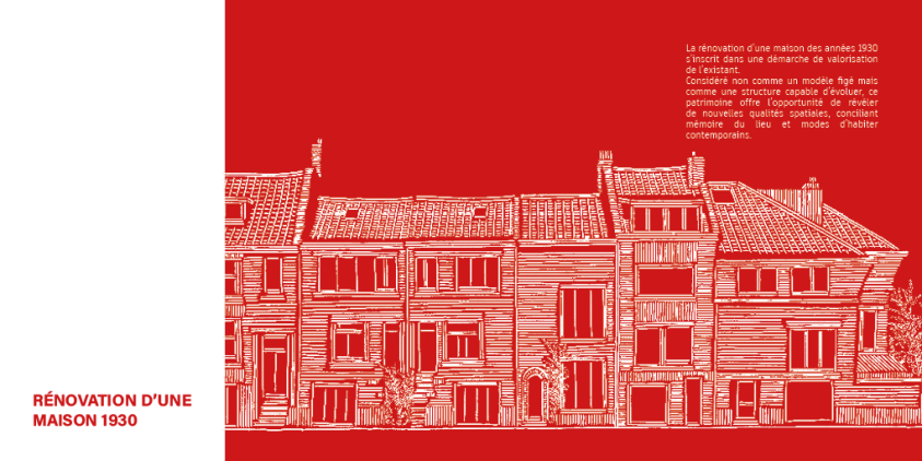 Dessin élévation de projet 