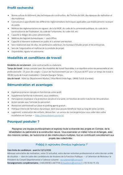Avis de candidature 3/3