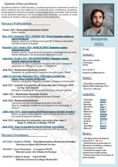 CV Benjamin