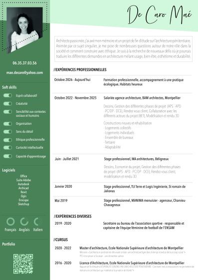CV De Caro Maé