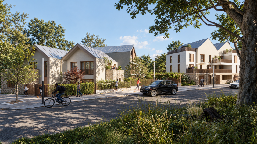Méry-sur-Oise — perspective de logements