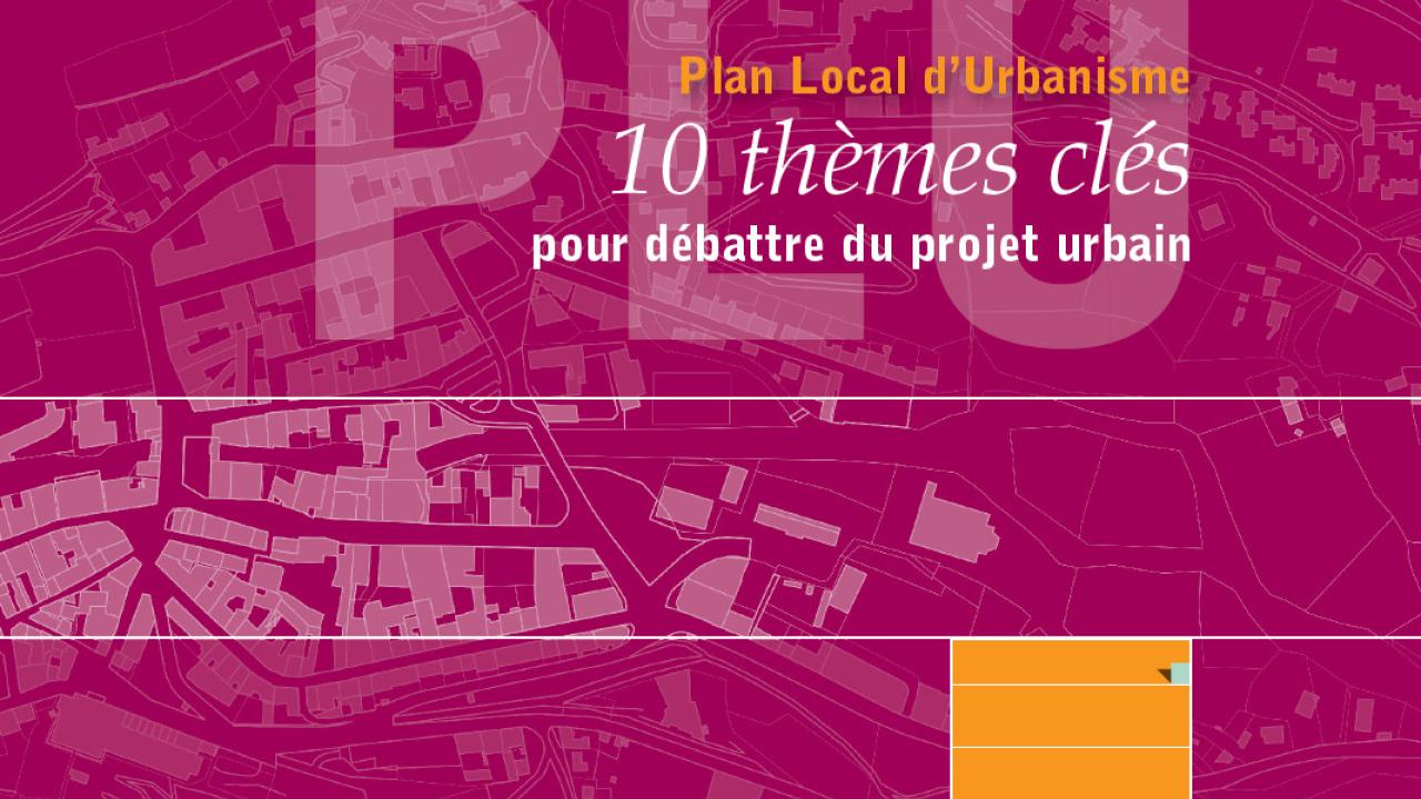 Couverture - Plan local urbain Couverture - Plan local urbain
