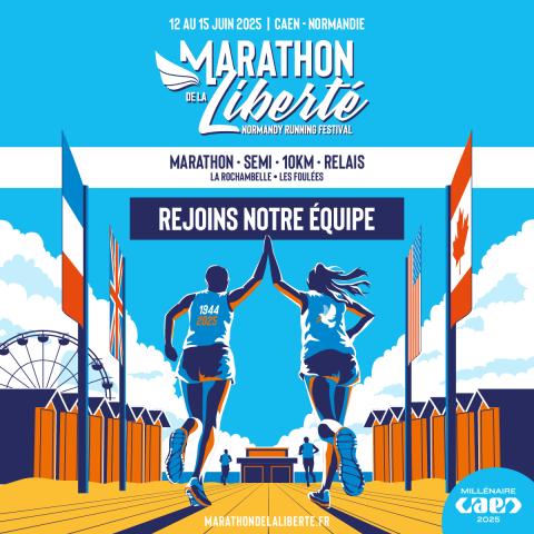 Affiche du Marathon de la liberté 2025