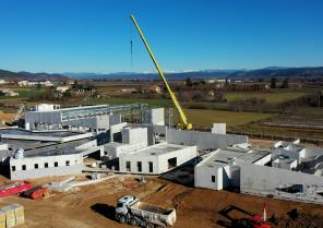 Chantier du centre aqualudique de Manosque