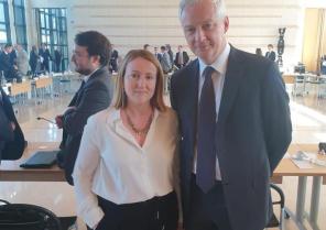 Christine Leconte et Bruno Le Maire